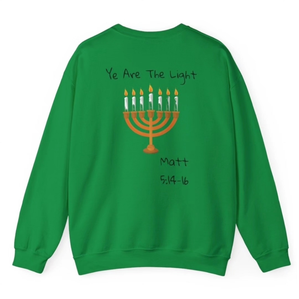 Ye Are The Light Unisex Heavy Blend Crewneck Sweatshirt